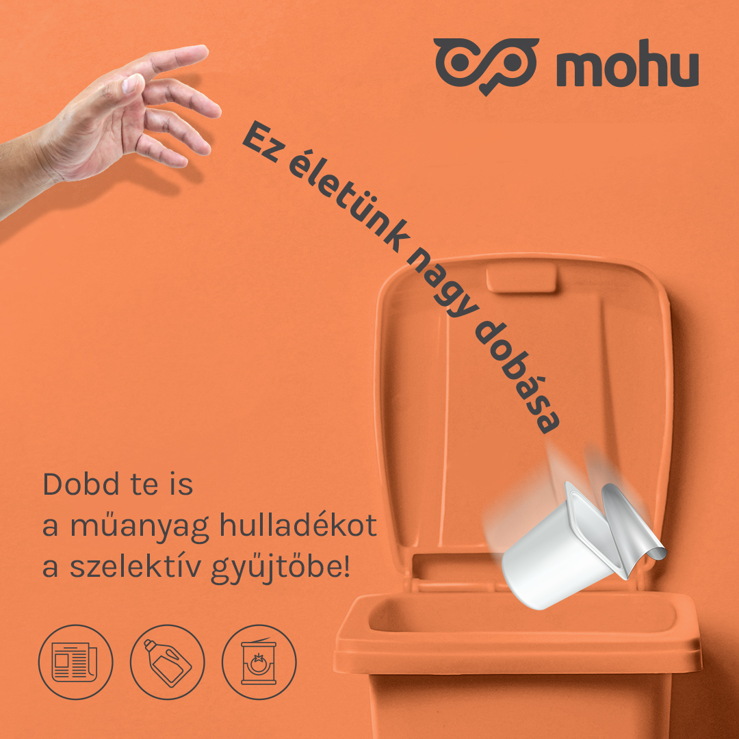 Műanyag hulladék a szelektívbe